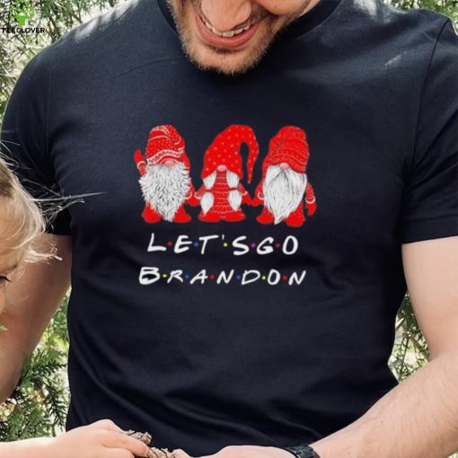 Gnome Lets Go Biden Brandon Christmas Gnomies Pajamas T shirt