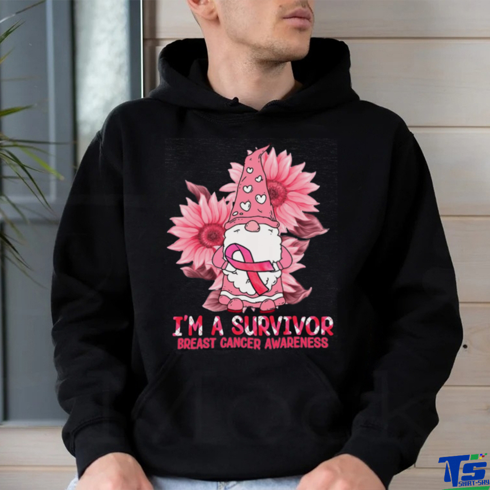 Gnome Sunflower Im A Survivor Breast Cancer Awareness shirt Gnome Sunflower Im A Survivor Breast Cancer Awareness shirt