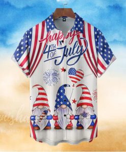 Gnome USA Independence Day Hawaiian Shirt