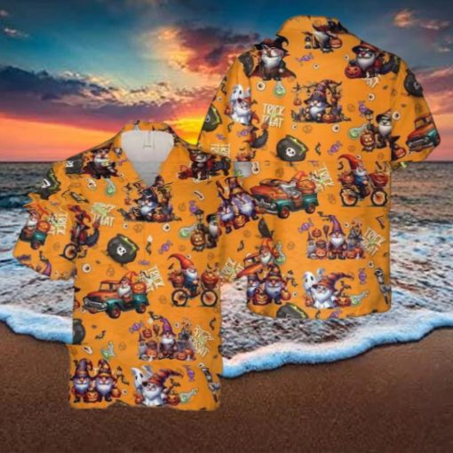 Gnomes Halloween Hawaiian Shirt