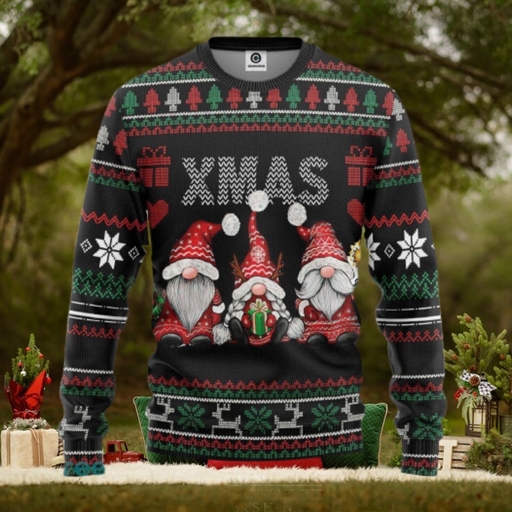 Gnomes Pattern Ugly Christmas Sweater Gift For Men Women Gnomes Pattern Ugly Christmas Sweater Gift For Men Women