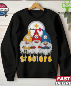 Gnomes Pittsburgh Steelers Merry Christmas Shirt Recovered