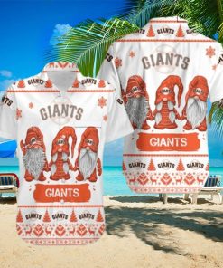 Gnomes San Francisco Giants Cool Hawaiian Shirts 49ers Hawaiian Shirt Hawaiian Beach Short Hawaiian Beach Short