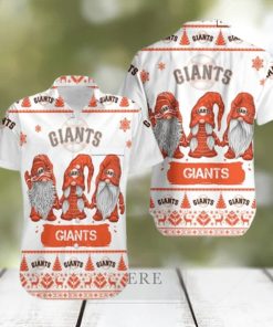 Gnomes San Francisco Giants Cool Hawaiian Shirts 49ers Hawaiian Shirt Hawaiian Beach Short Hawaiian Beach Short