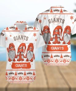 Gnomes San Francisco Giants Cool Hawaiian Shirts 49ers Hawaiian Shirt Hawaiian Beach Short Hawaiian Beach Short