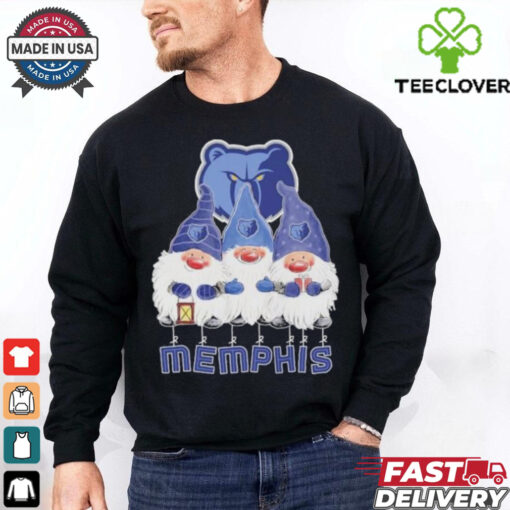 Gnomes X Memphis Grizzlies Merry Christmas Shirt