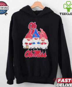 Gnomes X Ole Miss Rebels Merry Christmas Shirt