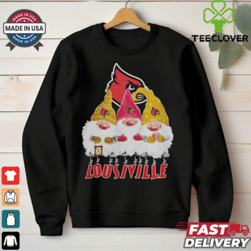 Gnomies Louisville Cardinals Ncaa Christmas Official T Shirt