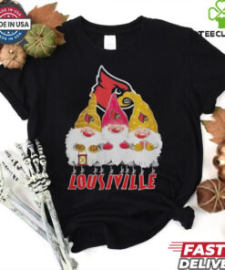 Gnomies Louisville Cardinals Ncaa Christmas Official T Shirt