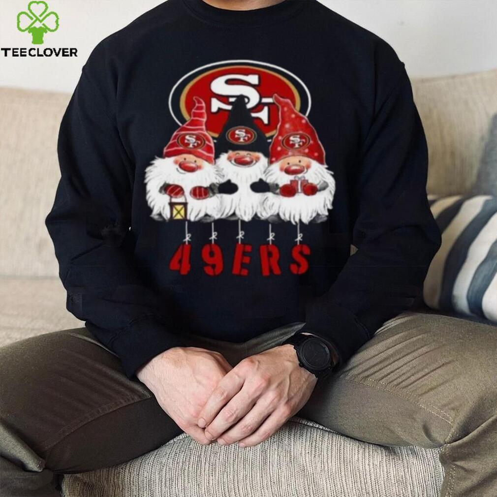 Gnomies San Francisco 49ers Christmas T-Shirt - TeeNavi