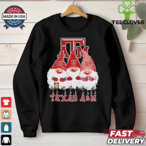 Gnomies fans of Texas A&M Aggies Merry Christmas shirt