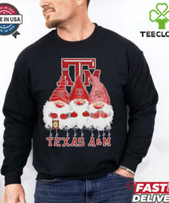 Gnomies fans of Texas A&M Aggies Merry Christmas shirt