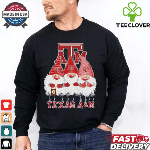 Gnomies fans of Texas A&M Aggies Merry Christmas shirt