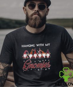 Gnomies hanging with my gnomies christmas chilling funny design png shirt