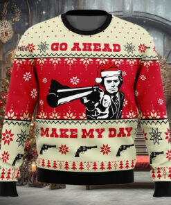 Go Ahead Make My Day Dirty Harry For Christmas Gifts Knitting Pattern Sweater