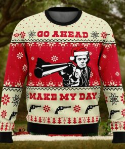 Go Ahead Make My Day Dirty Harry Ugly Christmas Sweater