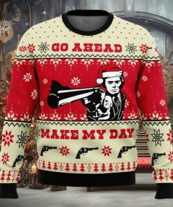 Go Ahead Make My Day Dirty Harry Ugly Christmas Sweater