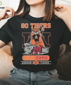 Go Auburn Tigers beat Alabama Crimson Tide mascots T shirt