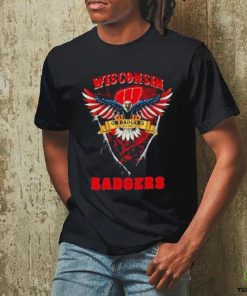 Go Badgers Wisconsin Badgers Football Us Eagle Shirt