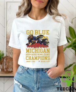 Go Blue Michigan Rose Bowl Game Champions Shirt