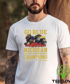 Go Blue Michigan Rose Bowl Game Champions Shirt