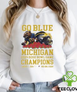 Go Blue Michigan Rose Bowl Game Champions Shirt