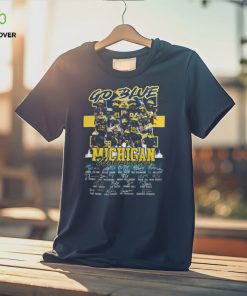 Go Blue Michigan Wolverines Signatures Classic T Shirt