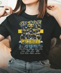 Go Blue Michigan Wolverines Signatures Classic T Shirt