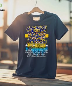 Go Blue Michigan Wolverines Signatures Shirt