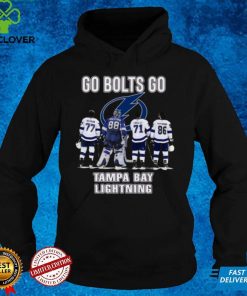 Go Bolts Go Tampa Bay Lightning Hedman Vasilevskiy Cirelli Kucherov shirt