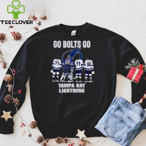 Go Bolts Go Tampa Bay Lightning Hedman Vasilevskiy Cirelli Kucherov hoodie, sweater, longsleeve, shirt v-neck, t-shirt