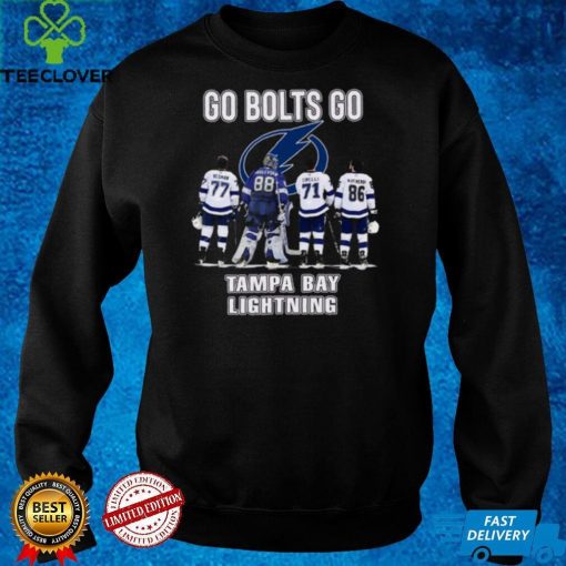 Go Bolts Go Tampa Bay Lightning Hedman Vasilevskiy Cirelli Kucherov hoodie, sweater, longsleeve, shirt v-neck, t-shirt