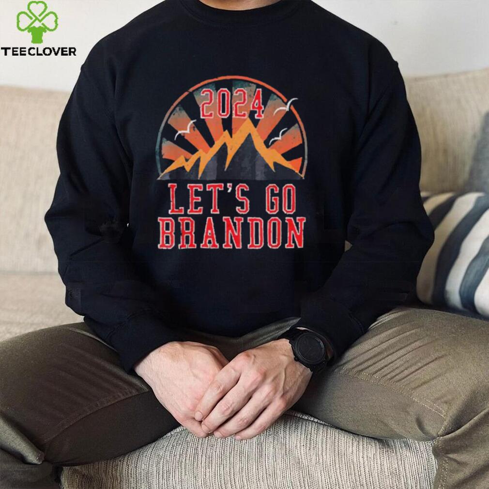 Go Brandon Let’s Go 2024 Lets Go Vintage Sunset Tee Shirt Go Brandon Let’s Go 2024 Lets Go Vintage Sunset Tee Shirt