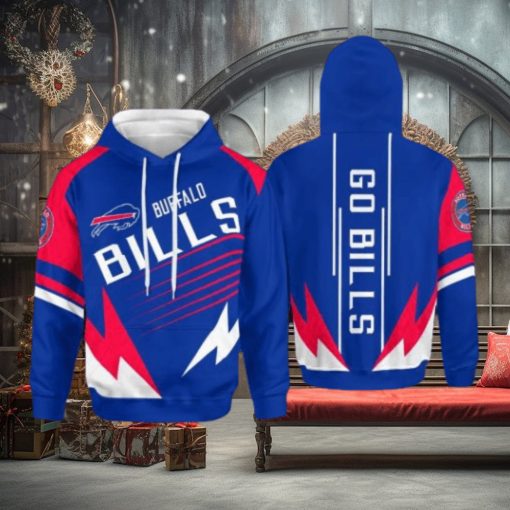 Go Buffalo Bills! Hoodie and Zip Hoodie