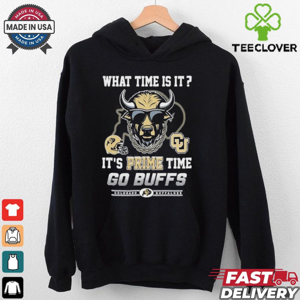 Go Buffs What Time Is It It’s Prime Time shirt Go Buffs What Time Is It It’s Prime Time shirt