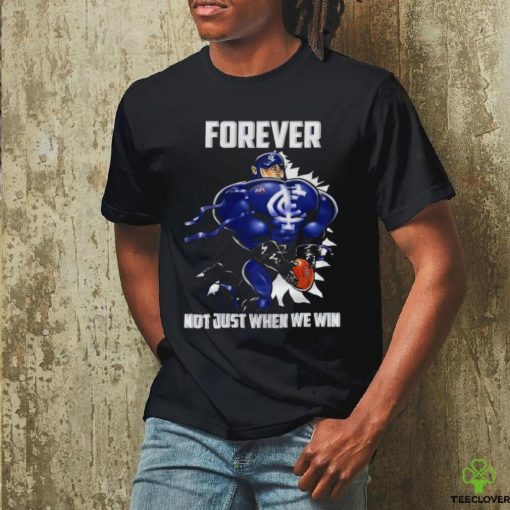 Go Carlton Blue Forever Not Just When We Win Shirt