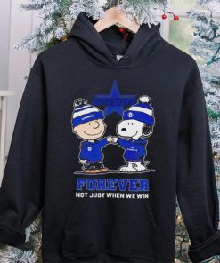 Go Cowboys Peanuts Snoopy and Charlie Brown Dallas Cowboys Forever Not Just When We Win 2024 hoodie, sweater, longsleeve, shirt v-neck, t-shirt