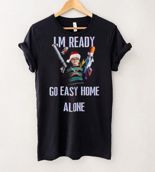 Go Easy Home Alone Christmas Knit T Shirt