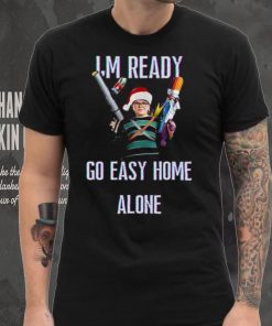 Go Easy Home Alone Christmas Knit T Shirt