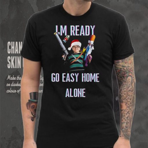 Go Easy Home Alone Christmas Knit T Shirt