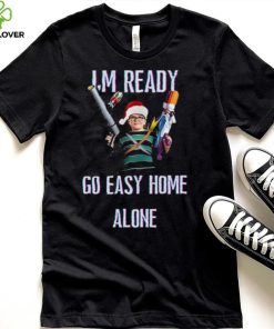 Go Easy Home Alone Christmas Knit T Shirt