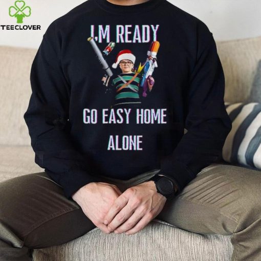 Go Easy Home Alone Christmas Knit T Shirt