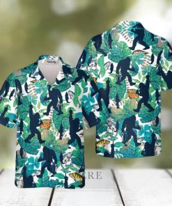 Go Fishing Bigfoot Tropical Hawaiian Shirts