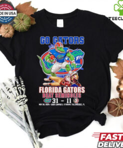 Go Gators Florida Gators Beat Seminoles 31-11 Shirt sports fan shirt celebrating Florida Gators victory