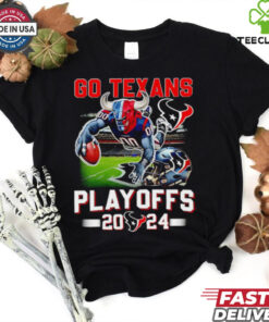 Go Houston Texans Playoffs 2024 mascot shirt