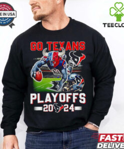 Go Houston Texans Playoffs 2024 mascot shirt