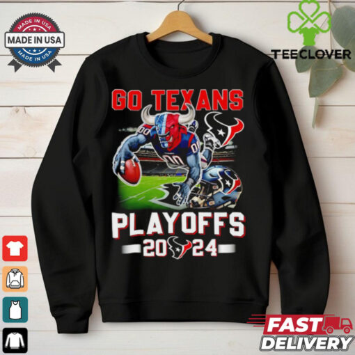 Go Houston Texans Playoffs 2024 mascot shirt