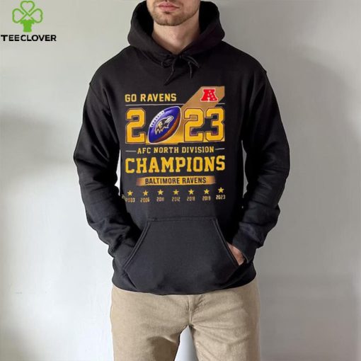 Go Ravens 2023 AFC North Division Champions hoodie, sweater, longsleeve, shirt v-neck, t-shirt