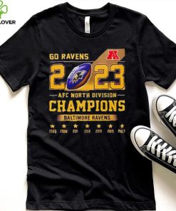 Go Ravens 2023 AFC North Division Champions hoodie, sweater, longsleeve, shirt v-neck, t-shirt