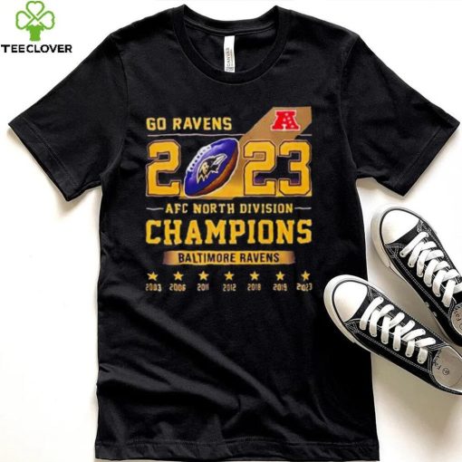 Go Ravens 2023 AFC North Division Champions hoodie, sweater, longsleeve, shirt v-neck, t-shirt